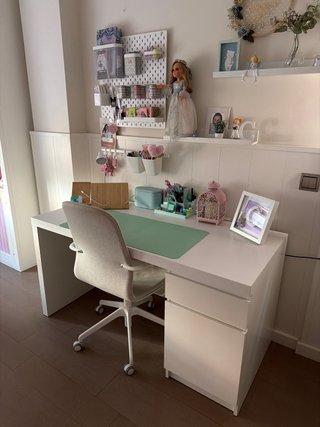 Escritorio MALM Blanco 140x65 cm