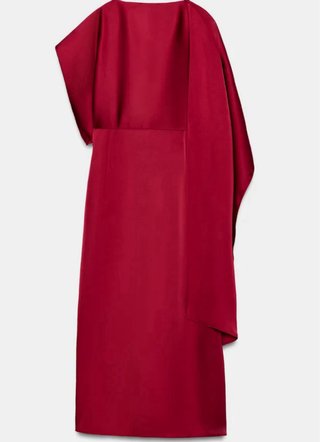 Vestido Zara capa satinado viral