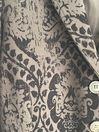 Blazer negro estampado 1 one.