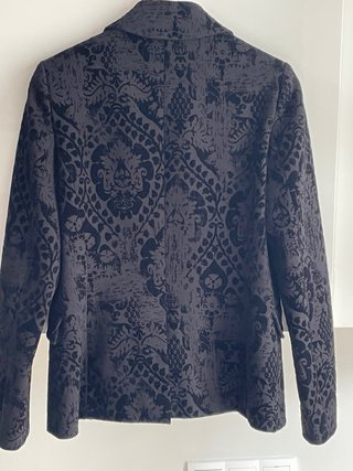 Blazer negro estampado 1 one.