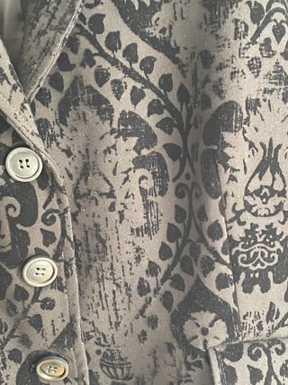 Blazer negro estampado 1 one.