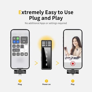 Kit microfoni lavalier per smartphone