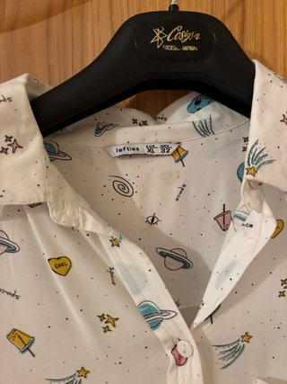 Camisa Lefties XL estampados ovnis