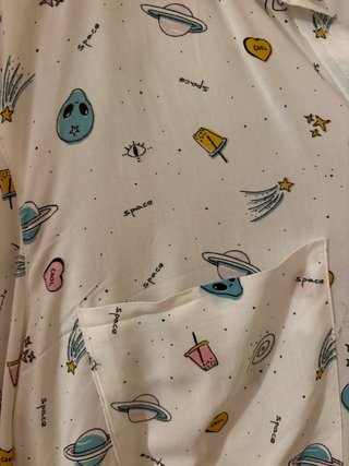 Camisa Lefties XL estampados ovnis