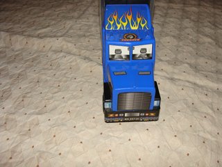 Camião Transportador de Carrinhos Azul
