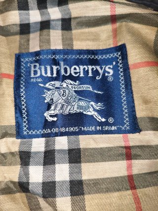 Chaqueta Burberrys Vintage Harrington Azul Marino
