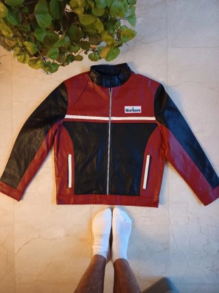 Chaqueta Cuero Sintético Marlboro Carreras