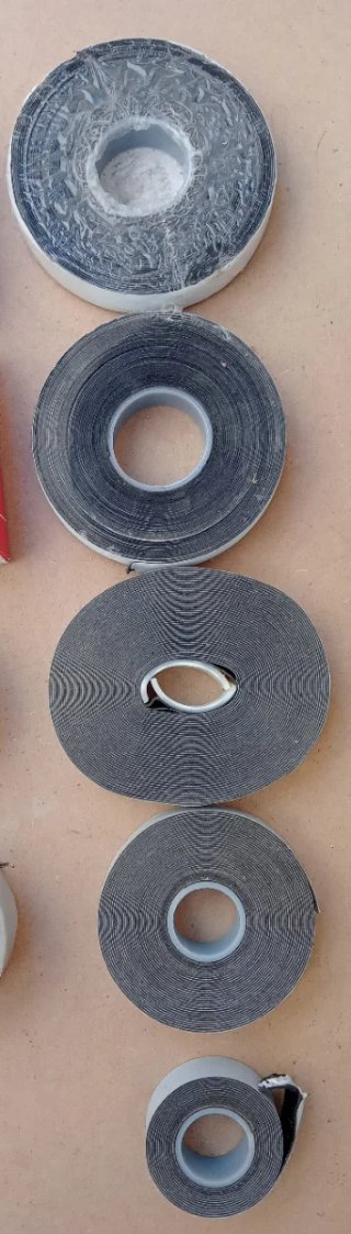 Cintas autosoldables americana neopreno varias
