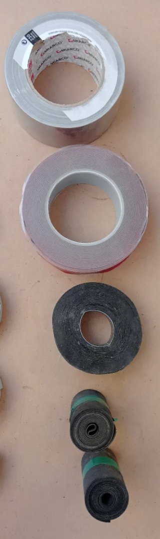 Cintas autosoldables americana neopreno varias