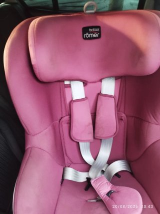 Silla coche Britax Römer giratoria rosa
