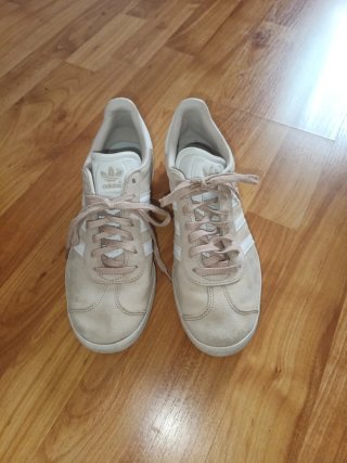 Zapatillas Adidas Gazelle Beige Talla 38.5