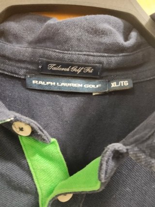 Polo Ralph Lauren Azul con Logo Verde