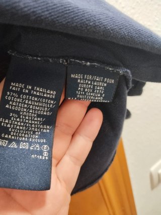 Polo Ralph Lauren Azul con Logo Verde