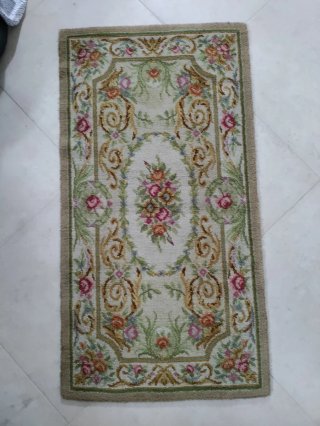 Alfombras de lana Vintage Floral Beige Multicolor