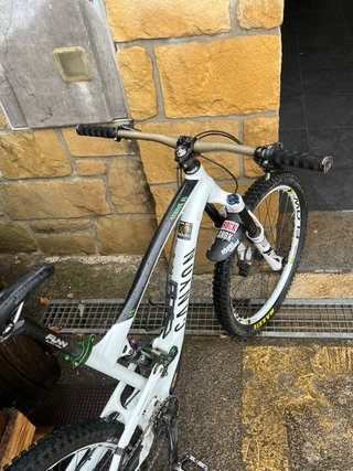 Bicicleta de Enduro Canyon Blanca