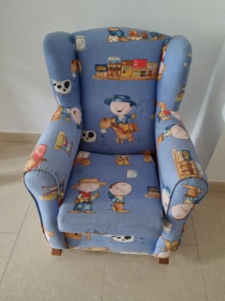 Mecedora infantil temática vaquera