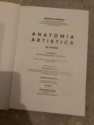 Anatomia artistica Del hombre