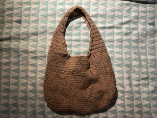 Bolso de lana tejido