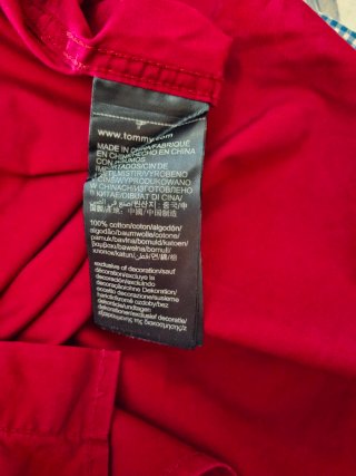 Camisa Tommy Hilfiger Granate, Talla S