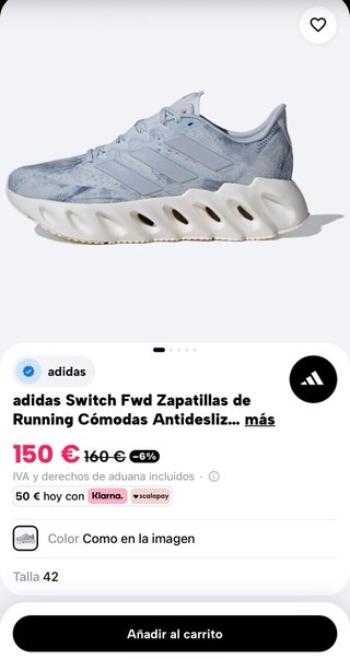 Zapatillas Adidas Switch FWD 2 Talla 43 1/3