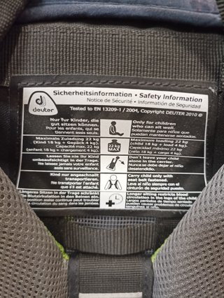 Mochila Portabebés Deuter Kid Comfort PLUS