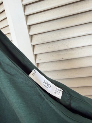 Camisa verde de manga larga