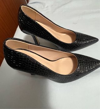 Zapatos de tacón negros para dama