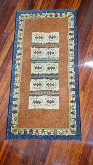 Lote 2 alfombras vintage étnicas