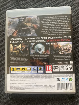 Videojuego PS3 Enemy Front Edición Limitada