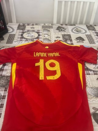 Camiseta España Eurocopa 2024 Yamal 19 talla 28