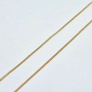 Cadena Barbada de oro de 18k. 3.52 gr. 52cm.