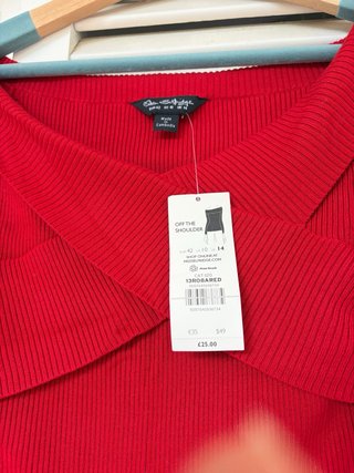 Camisa Guess Roja Talla XS