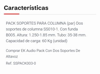 Trípodes 50kg / 1.8m