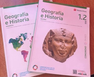 Libros de estudio de 1 y 2 de la ESO