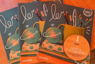 Libros de estudio de 1 y 2 de la ESO