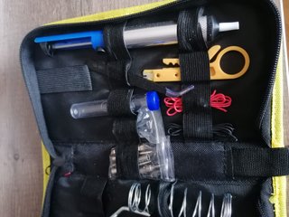 Estuche Soldador con Pasta y Esponja