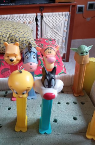 Dispensadores caramelos Pez