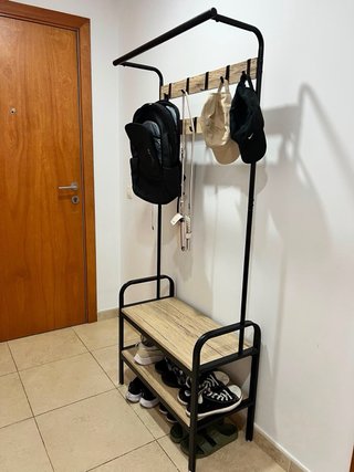 Recibidor/consola y colgador + zapatero