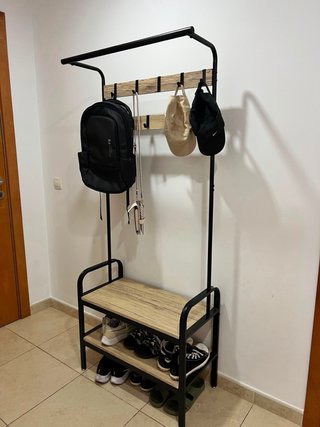 Recibidor/consola y colgador + zapatero