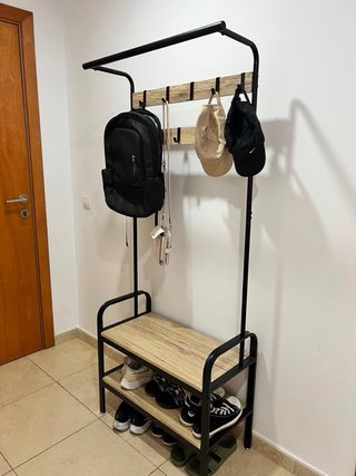 Recibidor/consola y colgador + zapatero