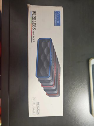Altavoz Bluetooth Negro y Azul