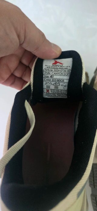 Zapatillas Tenth Canyon Soft Beige Talla 41