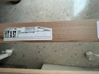 Cuna madera color blanco+ colchón