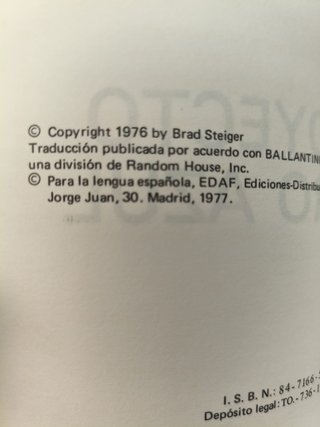 PROYECTO LIBRO AZUL INFORMACIÓN SECRETA OVNIS UFO