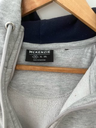 Sudadera McKenzie Gris con Cremallera