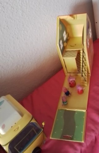 Lote Caravana y Casa Peppa Pig Casa