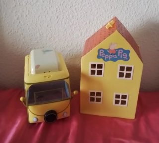 Lote Caravana y Casa Peppa Pig Casa