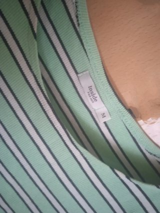 Conjunto; Falda-pantalón negra T.38 + camiseta ver