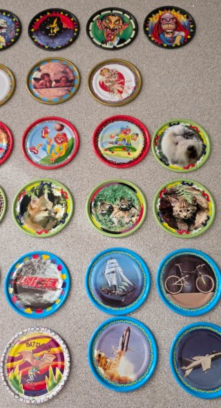 2 Tubos Rappers + 24 Tazos