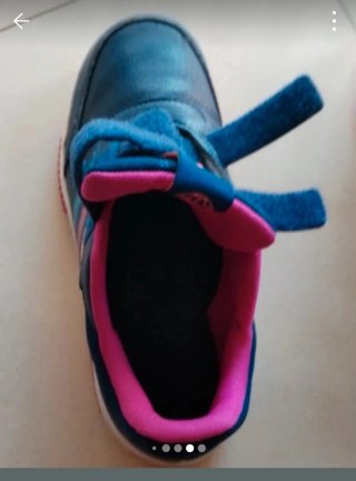 Scarpe Adidas Donna Tg 38 Blu/Rosa Velcro